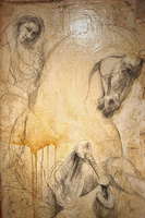 畫 法國藝術(shù)家萊亞.里維埃（Lea Riviere）作品《蒙娜麗莎的眼睛》