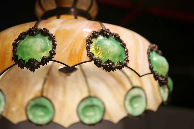 欧洲Tiffany style彩色玻璃艺术吊灯