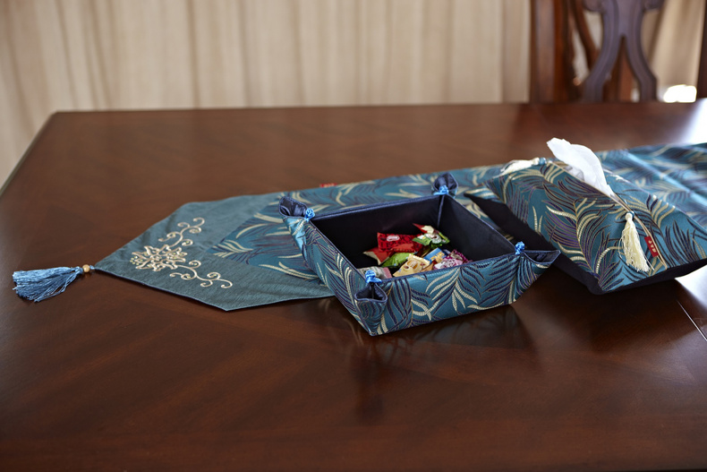 Candy box Chinese festive dark blue