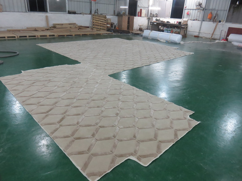 Rhombus minimalism carpet