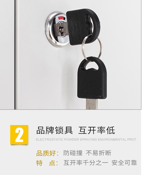 Vertical four-door filing cabinet