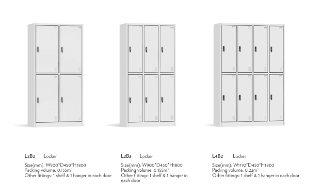 Multi-door storage cabinet