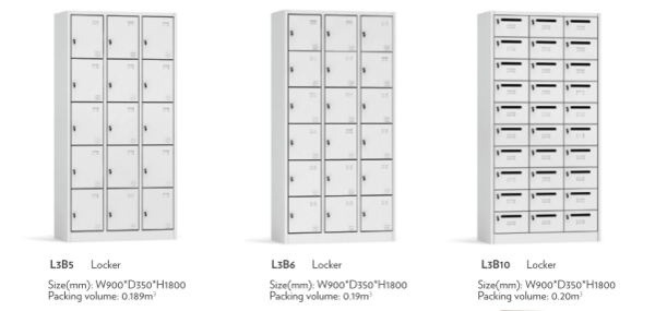 Multi-door storage cabinet