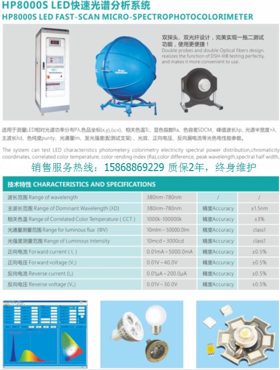 LED光色电综合测试