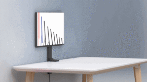 CES 2019  | 一款用支架连接到桌子背面的显示器 by 三星