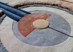 灵感源自意大利文艺复兴的几何地毯，为地毯制造商 Cc-Tapis 量身设计 by Marco Maturo and Alessio Roscini
