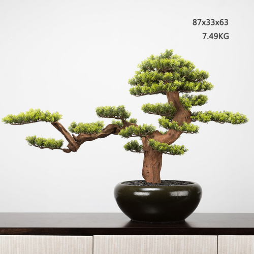 新中式仿真盆景花藝擺件FD1811-5