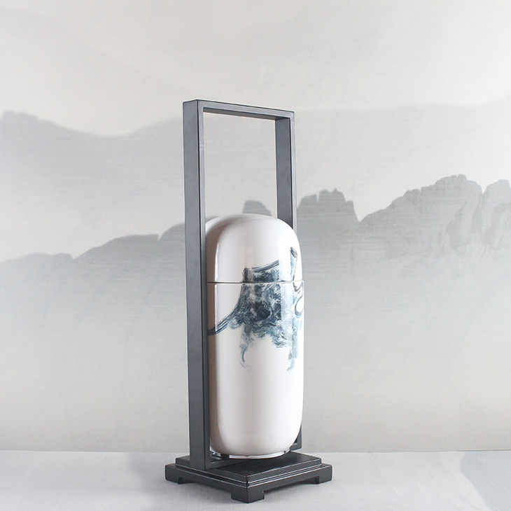 新中式手绘陶瓷装饰罐SJ1601-57A