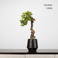 新中式仿真盆景花藝擺件FD1811-6