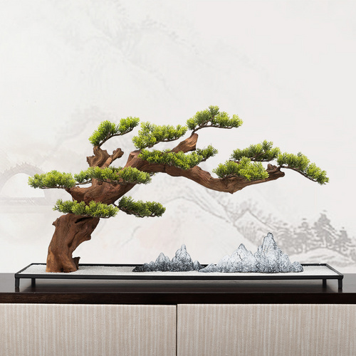 新中式仿真盆景花艺摆件FD1811-9