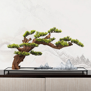 新中式仿真盆景花艺摆件FD1811-9