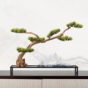 新中式仿真盆景花艺摆件FD1811-10
