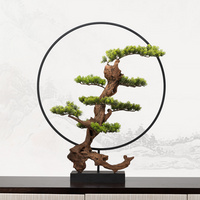 新中式仿真盆景花藝擺件FD1811-11