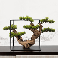 新中式仿真盆景花藝擺件FD1811-12A