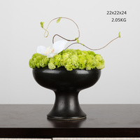 新中式仿真盆景花藝擺件FD1811-25