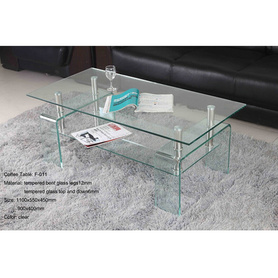 TEMPERED-BENT-GLASS-COFFEE-TABLE 玻璃茶几