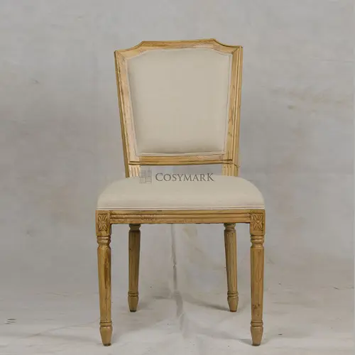 European classical style white oak dining chair S4013