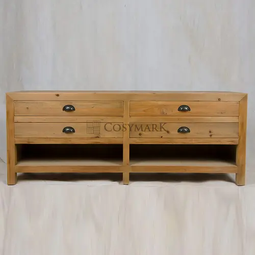 European classical style fir 4-drawer cabinet 25101