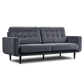 Modern chesterfield european style 2 seater fabric hotel lounge sofa