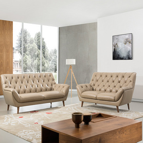 Post-modern sofa in solid wood legs沙发