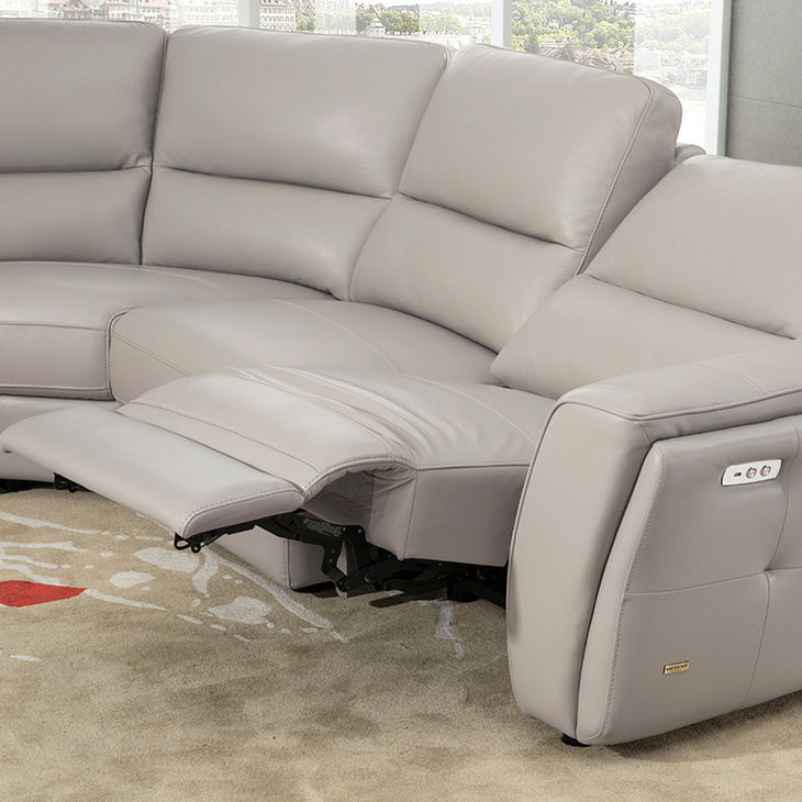 modern leather recliner sofa in fashion design沙发