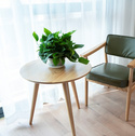 北欧边几实木创意小圆桌现代简约休闲咖啡角几小户型客厅阳台茶几
