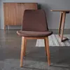 Nordic simple solid wood lounge chair Creative cafe tea shop chair