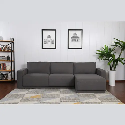 Modern Style Living Room Sofa Grey