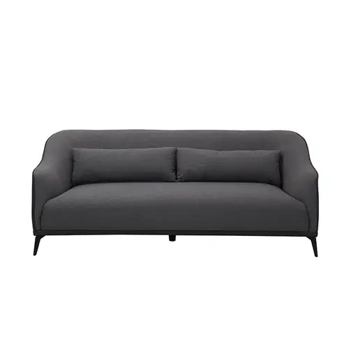 Modern Style Fabric Living Room Sofa Dark Color