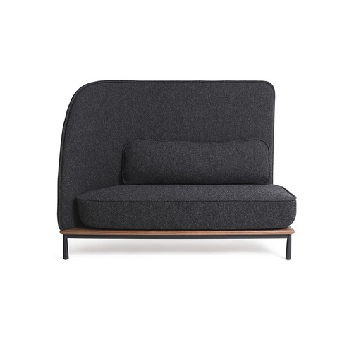 Creative Minimalist Black Fabric Sofa