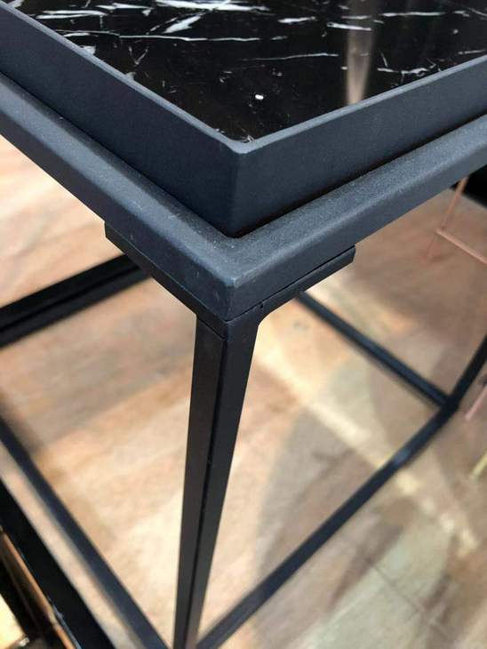 方盤咖啡桌-綠石紋