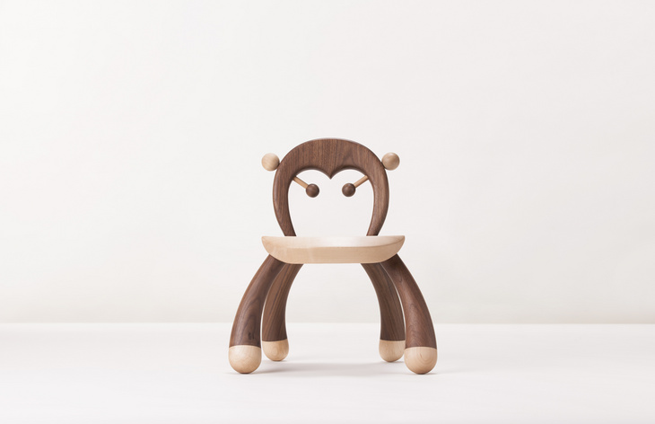 hamuoo 休闲风 木色儿童椅 mini小猴椅