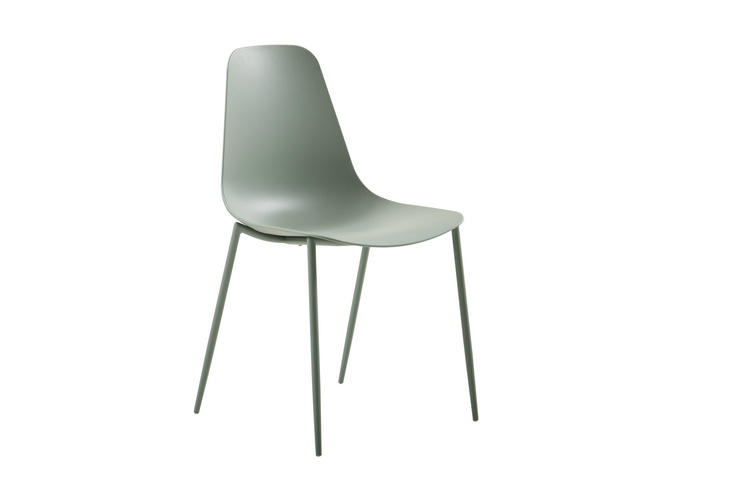 FL-1661 薄荷绿塑料椅^