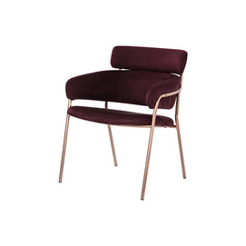 Light Luxury Metal Dining Chair