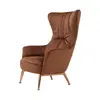 Modern Hignback Brown Single Chair