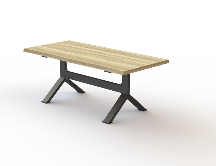 北欧风实木餐桌会议桌书桌