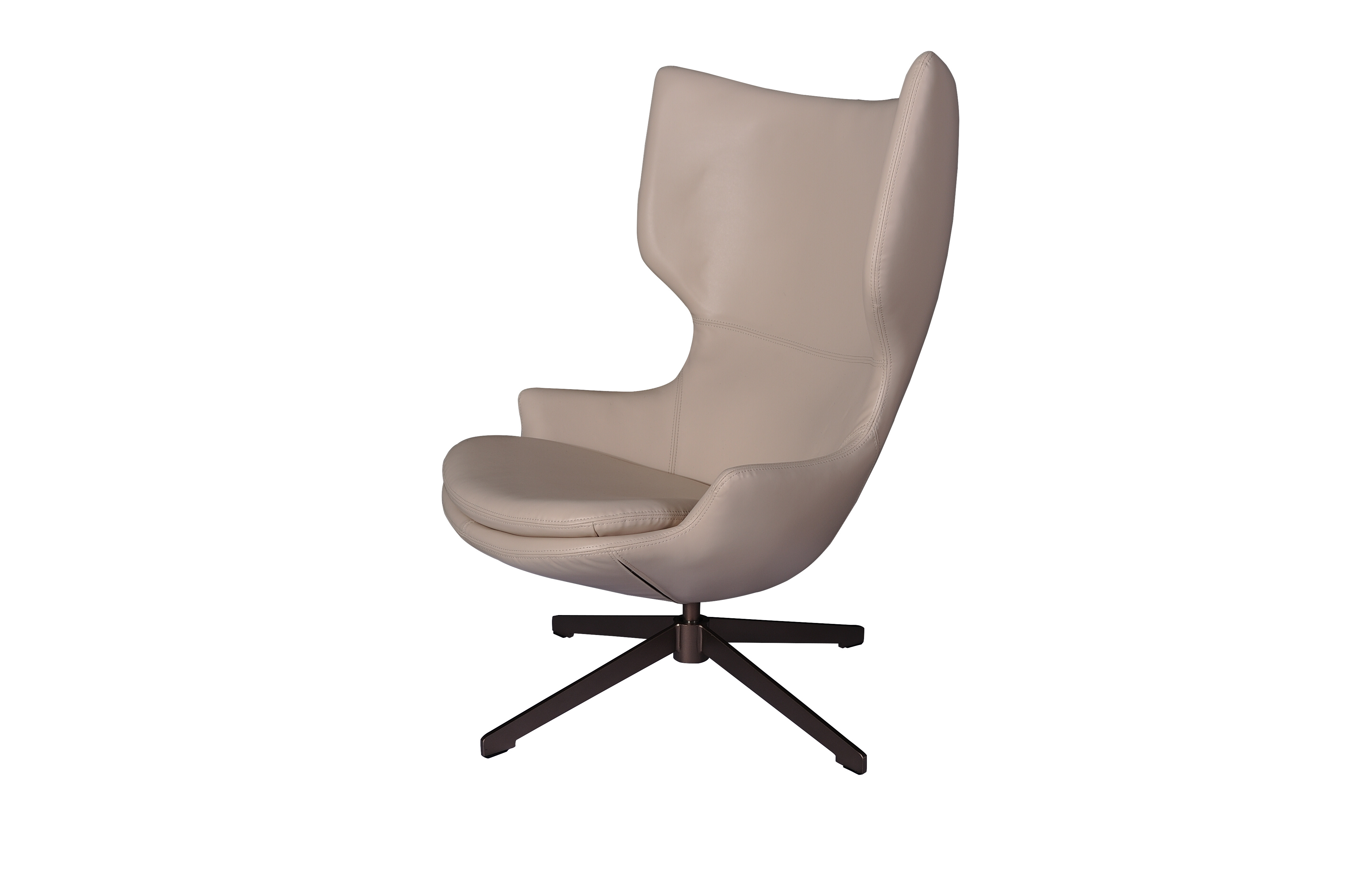 Tengye TENGYE new Nordic cowhide egg chair creative revolving sofa chair leisure chair DY-16