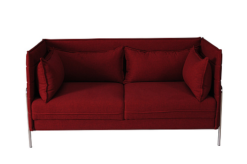 Tengye TENGYE modern fabric sofa light luxury living room stainless steel metal base hotel sofa SF-820