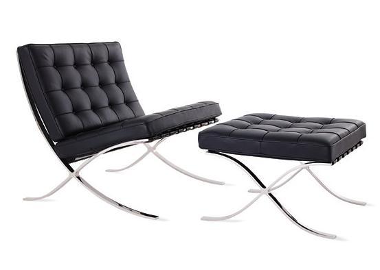 Tengye TENGYE Nordic Barcelona chair head layer cowhide office modern fashion negotiation sofa reclining chair TY-801