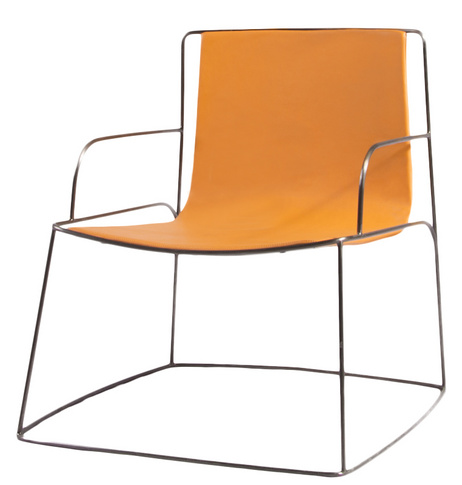 Lounge chair with large seat