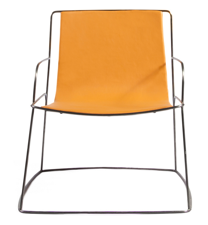 Lounge chair with large seat