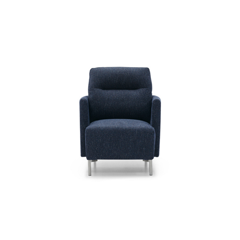 BS3155 Blue Fabric Single Chair Armchair