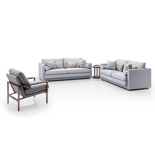 FS9037  Modern Minimalist Fabric Sofa Set