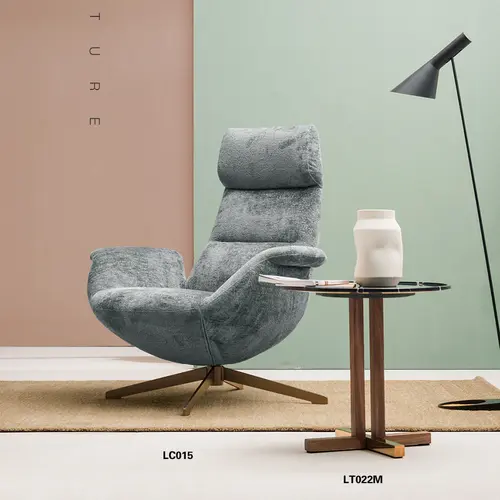 Italian modern wind soft lounge chair