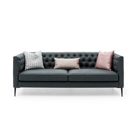 BS3118 Nordic Style Fabric Two-seater Sofa