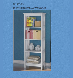 White Simple Bookshelf EL1903-03
