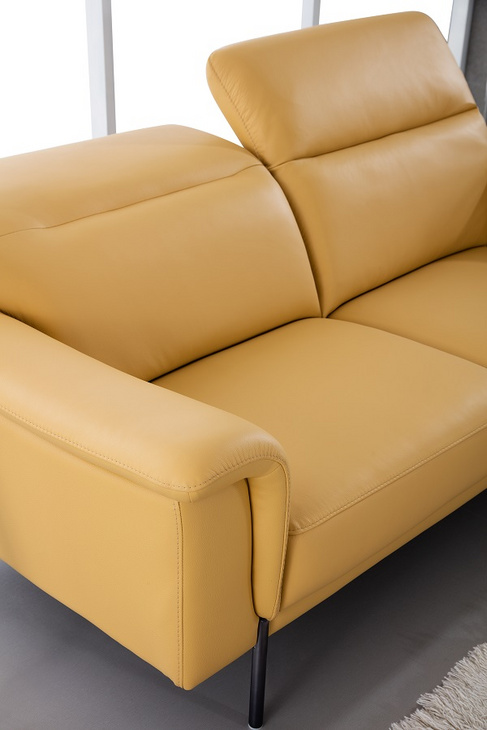 Modern Yellow Leather Sofa沙发