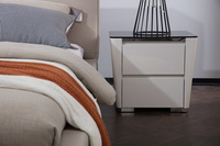 Modern Leather Bed床