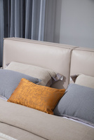 Modern Leather Bed床