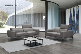 Italian Minimalist Modern Design Leather Corner Sofa- S703